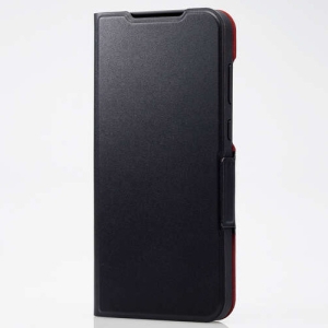 ELECOM ソフトレザーケース Galaxy A55 5G用 手帳型 ウルトラスリムタイプ ブラック PM-G243PLFUBK