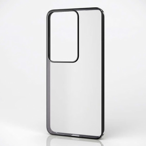 ELECOM ソフトケース OPPO Reno11A用 極限設計 メタリックブラック PM-O241UCTMKBK