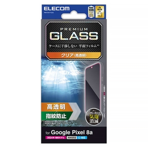 ELECOM 液晶保護ガラスフィルム Google Pixel8a用 高透明 液晶保護ガラスフィルム Google Pixel8a用 高透明 PM-P241FLGG