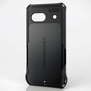 ELECOM ハイブリッドケース 《ZEROSHOCK》 Google Pixel8a用 ブラック PM-P241ZEROBK