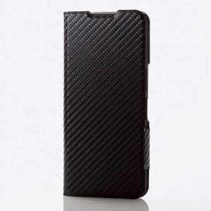 ELECOM ソフトレザーケース AQUOS wish4用 手帳型 ウルトラスリムタイプ PM-S241PLFUCB