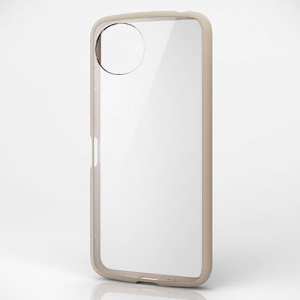 ELECOM ハイブリッドケース 《TOUGH SLIM LITE》 AQUOS wish4用 カフェオレ PM-S241TSLFCBE