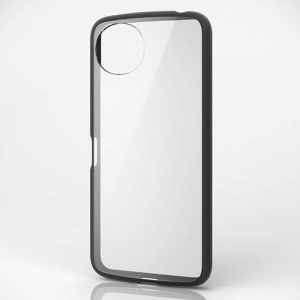 ELECOM ハイブリッドケース 《TOUGH SLIM LITE》 AQUOS wish4用 ブラック PM-S241TSLFCBK