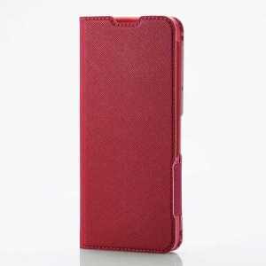 ELECOM ソフトレザーケース BASIO active2シンプルスマホ7・activeシンプルスマホ6用 手帳型 ウルトラスリムタイプ PM-S243PLFUJPND