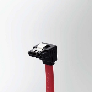 ELECOM SATAケーブル ストレート-上L型コネクタ 6Gb対応 ケーブル長1.0m SATAケーブル ストレート-上L型コネクタ 6Gb対応 ケーブル長1.0m ST6-10UL/ID 画像3