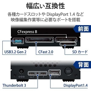 ELECOM 外付けハードディスク 《LaCie 2big Dock v2》 容量36TB 外付けハードディスク 《LaCie 2big Dock v2》 容量36TB STLG36000400 画像2