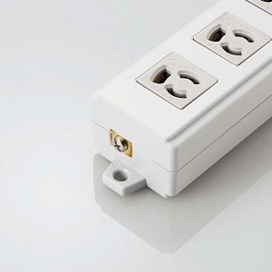 ELECOM ロング型磁石タップ 8口 3極 コード長2m ロング型磁石タップ 8口 3極 コード長2m T-H0620TSKFR 画像2