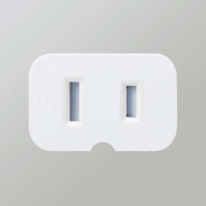 ELECOM 電源延長コード シャッター付 コード長0.1m 電源延長コード シャッター付 コード長0.1m T-X01-2101WH 画像2