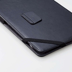 ELECOM ソフトレザーケース 手帳型 タブレット7〜8.4インチ用 2アングル フラップベルト付 ソフトレザーケース 手帳型 タブレット7〜8.4インチ用 2アングル フラップベルト付 TB-08SPG2LBK 画像4