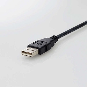 ELECOM USB2.0ケーブル StandardA-StandardB 長さ1.5m USB2.0ケーブル StandardA-StandardB 長さ1.5m U2C-AB15BK/ID 画像2