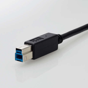ELECOM USB3.0ケーブル StandardA-StandardB 長さ2.0m USB3.0ケーブル StandardA-StandardB 長さ2.0m USB3-AB20BK/ID 画像2