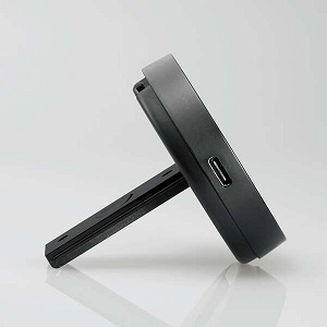 ELECOM 3wayマグネット内蔵ワイヤレス充電器(7.5W・卓上) 3wayマグネット内蔵ワイヤレス充電器(7.5W・卓上) W-MA03BK 画像3