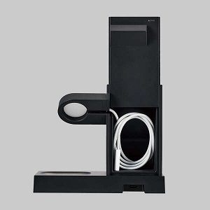 ELECOM 3in1マグネットワイヤレス充電スタンド(7.5W+5W+Apple Watch) 3in1マグネットワイヤレス充電スタンド(7.5W+5W+Apple Watch) W-MS06BK 画像2