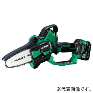 HiKOKI コードレスミニチェンソー 10.8V セット品 リチウムイオン電池用 直流ブラシレスモーター ガイドバー長さ100mm コードレスミニチェンソー 10.8V セット品 リチウムイオン電池用 直流ブラシレスモーター ガイドバー長さ100mm CS1210DD(BS)