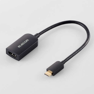 ELECOM Type-C映像変換アダプタ TypeC-HDMI 60Hz ブラック Type-C映像変換アダプタ TypeC-HDMI 60Hz ブラック AD-CHDMIQBK3