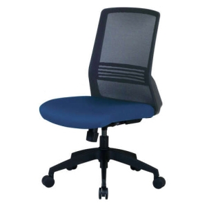 ELECOM 【受注生産品】オフィスチェアメッシュ張り ブルー CK02(BL)