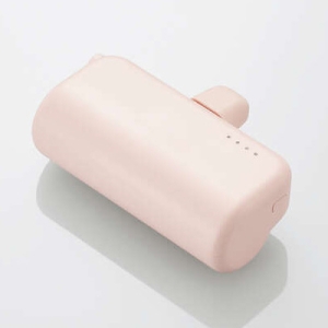 ELECOM モバイルバッテリー リチウムイオン電池 直差し 15W 5000mAh USB Type-C入力1ポート TypeC入出力プラグ ピンク モバイルバッテリー リチウムイオン電池 直差し 15W 5000mAh USB Type-C入力1ポート TypeC入出力プラグ ピンク DE-C43L-5000PN
