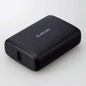 ELECOM モバイルバッテリー リチウムイオン電池 USB PD 20W 10000mAh USB Type-C入出力×1 USB-A出力×1 ブラック DE-C46L-10000BK