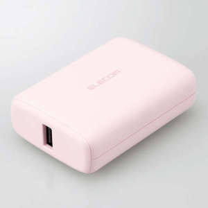 ELECOM モバイルバッテリー リチウムイオン電池 USB PD 20W 10000mAh USB Type-C入出力×1 USB-A出力×1 ピンク DE-C46L-10000PN