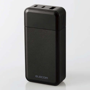 ELECOM モバイルバッテリー リチウムイオン電池 残量表示 USB PD 30W 10000mAh TypeC入出力×2 USB-A出力×1 ブラック モバイルバッテリー リチウムイオン電池 残量表示 USB PD 30W 10000mAh TypeC入出力×2 USB-A出力×1 ブラック DE-C51L-10000BK