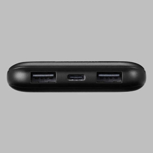 ELECOM モバイルバッテリー リチウムイオン電池 15W 10000mAh TypeC×1 USB-A×2 microB×1 ブラック モバイルバッテリー リチウムイオン電池 15W 10000mAh TypeC×1 USB-A×2 microB×1 ブラック DE-C66-10000BK 画像2