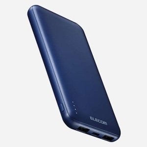 ELECOM モバイルバッテリー リチウムイオン電池 15W 10000mAh TypeC×1 USB-A×2 microB×1 ブルー モバイルバッテリー リチウムイオン電池 15W 10000mAh TypeC×1 USB-A×2 microB×1 ブルー DE-C66-10000BU