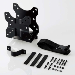 ELECOM VESA固定式マルチホルダー 3Way モニターアーム・VESA穴・デスク下取り付け可能 ブラック DPA-DPH01
