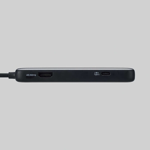 ELECOM Type-C ドッキングステーション USB PD対応 USB 10Gbps×3 HDMI×1 充電用TypeC×1 シルバー Type-C ドッキングステーション USB PD対応 USB 10Gbps×3 HDMI×1 充電用TypeC×1 シルバー DST-C26SV 画像2