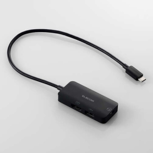 ELECOM Type-C ドッキングステーション TypeC×1 USB-A×1 HDMI×1 ブラック Type-C ドッキングステーション TypeC×1 USB-A×1 HDMI×1 ブラック DST-C31BK