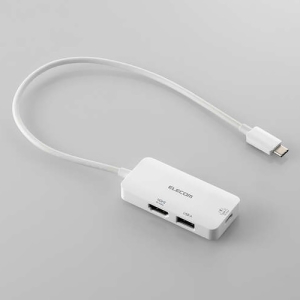 ELECOM Type-C ドッキングステーション TypeC×1 USB-A×1 HDMI×1 ホワイト DST-C31WH