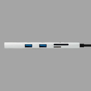 ELECOM Type-Cドッキングステーション 画面オンオフスイッチ付 USB PD対応 USB-A×2 TypeC×3 HDMI(4K60Hz) SD+microSD シルバー Type-Cドッキングステーション 画面オンオフスイッチ付 USB PD対応 USB-A×2 TypeC×3 HDMI(4K60Hz) SD+microSD シルバー DST-S080BPSV 画像3