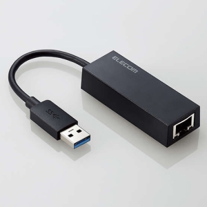ELECOM 有線LANアダプタ Giga対応 USB 5Gbps Type-A ブラック EDC-GUA3V2-B