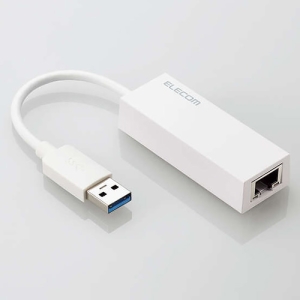 ELECOM 有線LANアダプタ Giga対応 USB 5Gbps Type-A ホワイト EDC-GUA3V2-W