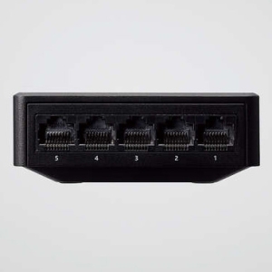 ELECOM Giga対応スイッチングHub 5ポート 磁石付き プラスチック筐体 電源外付モデル ブラック Giga対応スイッチングHub 5ポート 磁石付き プラスチック筐体 電源外付モデル ブラック EHC-G05PA4-JB 画像2