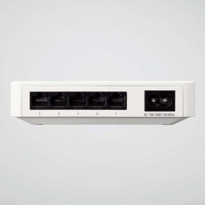 ELECOM Giga対応スイッチングHub 5ポート 磁石付き プラスチック筐体 電源内蔵モデル ホワイト Giga対応スイッチングHub 5ポート 磁石付き プラスチック筐体 電源内蔵モデル ホワイト EHC-G05PN4-JW 画像2