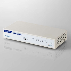 ELECOM Giga対応スイッチングHub 8ポート 金属筐体 磁石付き 電源内蔵モデル ホワイト Giga対応スイッチングHub 8ポート 金属筐体 磁石付き 電源内蔵モデル ホワイト EHC-G08MN4-HJW