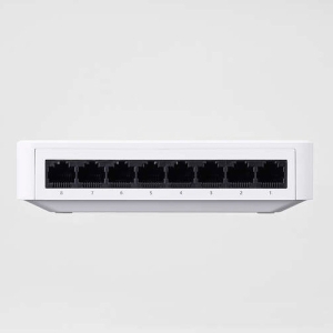 ELECOM Giga対応スイッチングHub 8ポート プラスチック筐体 電源外付モデル ホワイト Giga対応スイッチングHub 8ポート プラスチック筐体 電源外付モデル ホワイト EHC-G08PA4-W 画像2