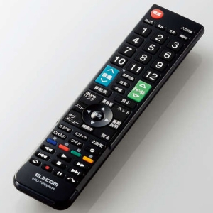 ELECOM かんたんTVリモコン第2弾 日立・Wooo用 ブラック ERC-TV02BK-HI