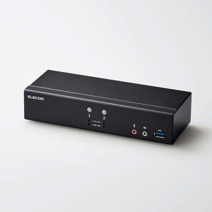 ELECOM パソコン切替器(KVM) DisplayPort&#x2122; 2ポート パソコン切替器(KVM) DisplayPort&#x2122; 2ポート KVM-NDUS2