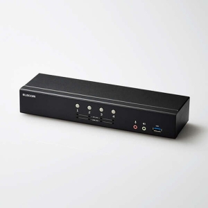 ELECOM パソコン切替器(KVM) DisplayPort&#x2122; 4ポート KVM-NDUS4