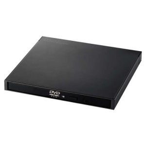 ELECOM ポータブルDVDドライブ USB3.2(Gen1) 読込専用DVD-ROM Type-A Type-C ブラック LDV-PWA8U3CNBK
