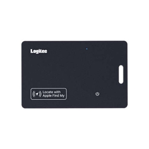 ELECOM カード型スマートトラッカー 《amine》 充電式タイプ iPhone用 LGT-WCSTC01BK