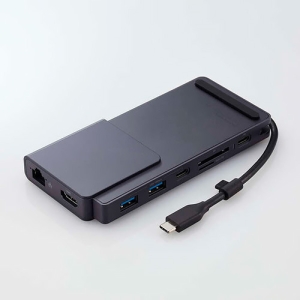 ELECOM パワーステータスLED機能搭載ドッキングステーション USB PD対応 USBA×2 HDMI×1 TypeC×2 LAN×1 SD+microSDスロット パワーステータスLED機能搭載ドッキングステーション USB PD対応 USBA×2 HDMI×1 TypeC×2 LAN×1 SD+microSDスロット LHB-PMP8U3PS