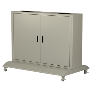 ELECOM 【受注生産品】防塵ラック まもる君Lookup+ キャスタースタンド 55インチ用 LU-CS55