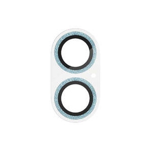 ELECOM カメラレンズ保護ガラスカバー 《&Me》 iPhone 16・16Plus用 グリッター仕様 ブルー PM-A24AFLLP5BUG