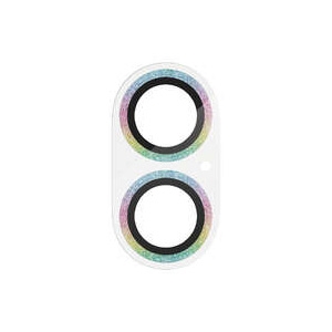 ELECOM カメラレンズ保護ガラスカバー 《&Me》 iPhone 16・16Plus用 グリッター仕様 レインボー カメラレンズ保護ガラスカバー 《&Me》 iPhone 16・16Plus用 グリッター仕様 レインボー PM-A24AFLLP5RAG