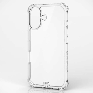 ELECOM インビジブルケース 《ZEROSHOCK》 iPhone16用 フォルティモ&reg;採用 クリア PM-A24AZEROT2CR