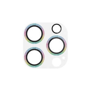 ELECOM カメラレンズガラス保護カバー 《&me》 iPhone16Pro・16ProMax用 グリッター仕様 レインボー カメラレンズガラス保護カバー 《&me》 iPhone16Pro・16ProMax用 グリッター仕様 レインボー PM-A24CFLLP5RAG