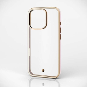 ELECOM iPhone 16 Pro ソフトケース メタリックライン ピンク iPhone 16 Pro ソフトケース メタリックライン ピンク PM-A24CUCTMLPN