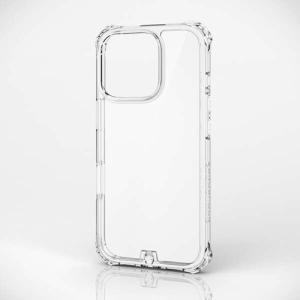ELECOM iPhone 16 Pro ハイブリッドケース ZEROSHOCK インビジブル フォルティモ&reg; クリア PM-A24CZEROT2CR